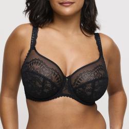 PrimaDonna Shimla Balconette Bügel BH vertikale Naht Cup C-G, Farbe schwarz