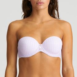 Marie Jo Avero padded bra - strapless, color tiny iris