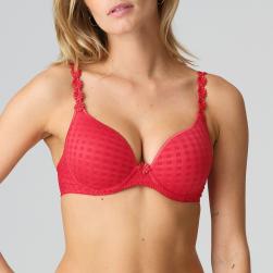 Marie Jo Avero padded wire bra heart shape A-E cup, color scarlet