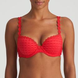 Marie Jo Avero push up wire bra A-D cup, color scarlet