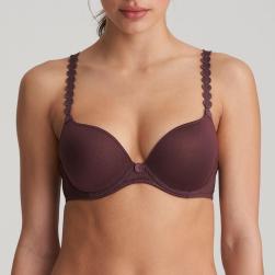 Marie Jo Tom Push Up Bügel BH Cup A-D, Farbe aubergine