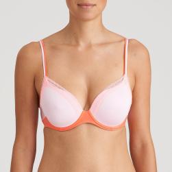 Marie Jo Matthias padded triangle bra A-E cup, color fifties pink