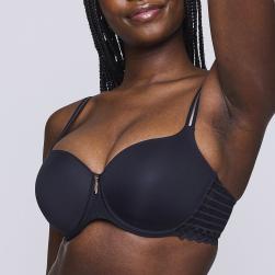 Preview: PrimaDonna Twist East End padded bra - heart shape C-H cup, color charbon