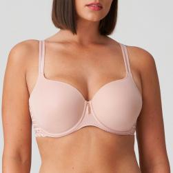 PrimaDonna Twist East End padded bra - heart shape C-H cup, color powder rose