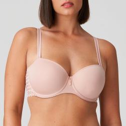 PrimaDonna Twist East End padded balcony wire bra C-H cup, color powder rose