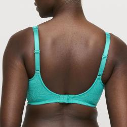 Preview: PrimaDonna Twist Palermo padded balcony wire bra C-H cup, color sunny teal