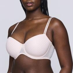 Preview: PrimaDonna Twist Glass Beach padded balcony wire bra C-H cup, color crystal pink
