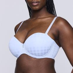 Preview: PrimaDonna Twist Chikone padded balcony wire bra C-H cup, color heaven blue