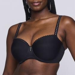 PrimaDonna Twist Vivgirl padded balcony wire bra B-G cup, color black
