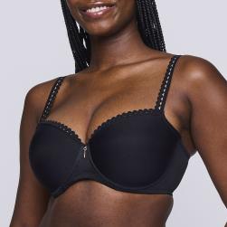 Preview: PrimaDonna Twist Vivgirl padded balcony wire bra B-G cup, color black