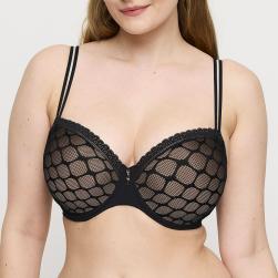 PrimaDonna Twist Nako Balconette Bügel BH unterlegt Cup C-G, Farbe schwarz