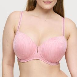 PrimaDonna Twist Badala padded balcony wire bra B-H cup, color venetian pink