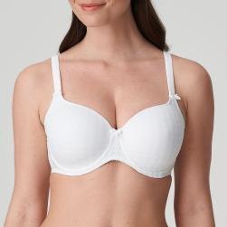 PrimaDonna Madison wire bra fiberfill heart shape, color white