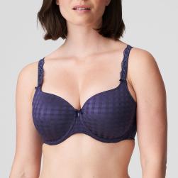 PrimaDonna Madison padded bra - heart shape, color bleu bijou