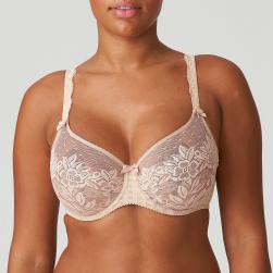 PrimaDonna Madison seamless full cup bra C-H cup, color caffe latte