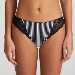 Marie Jo Sydny rio briefs, color tuxedo black
