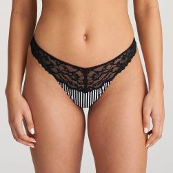 Marie Jo Sydny thong, color tuxedo black