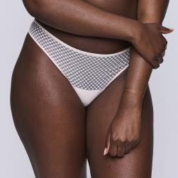 PrimaDonna Twist Glass Beach thong, color crystal pink