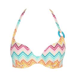 Marie Jo Swim Camila Bikini Oberteil Herzform unterlegt, Farbe rainbow