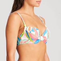 Preview: Marie Jo Swim Tarifa Bikini top heart shape padded, color tropical blossom