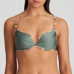 Marie Jo Swim Crete Bikini Oberteil Herzform unterlegt, Farbe inca gold