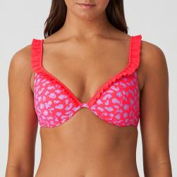 Marie Jo Swim La Gomera Bikini Oberteil unterlegte Vollschale, Farbe deep sea coral