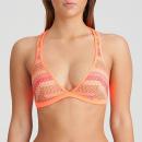 Marie Jo Swim Almoshi Padded triangle bikini top, color juicy peach