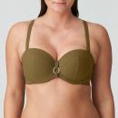 PrimaDonna Swim Sahara Bikini top strapless padded, color olive