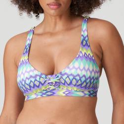 PrimaDonna Swim Holiday Bügelloses Bikini Top Kissen 36-46, Farbe mezcalita blue