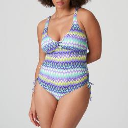 PrimaDonna Swim Holiday Triangel Badeanzug Unterlegt 36-46, Farbe mezcalita blue