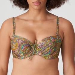 PrimaDonna Swim Sakarun Bikini Oberteil unterlegter Außenträger, Farbe sunny paisley