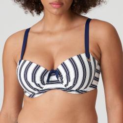 PrimaDonna Swim Leros Bikini Oberteil unterlegter Außenträger, Farbe natur
