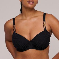 PrimaDonna Swim Kiruna Bikini top balcony padded, color black