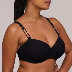 Preview: PrimaDonna Swim Kiruna Bikini top balcony padded, color black
