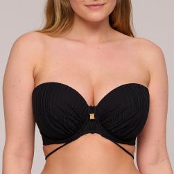 Preview: PrimaDonna Swim Kiruna Bikini top strapless padded, color black