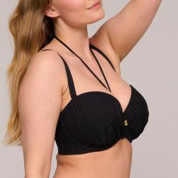 Preview: PrimaDonna Swim Kiruna Bikini top strapless padded, color black