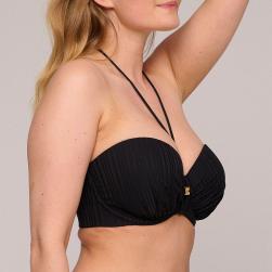 Preview: PrimaDonna Swim Kiruna Bikini top strapless padded, color black