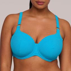 PrimaDonna Swim Kochi padded Bikini top heart shape, color sea breeze