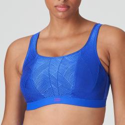 PrimaDonna Sport The Game Sport-BH ohne Bügel Cup C-H, Farbe electric blue