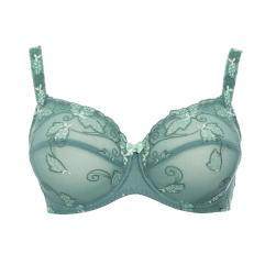 Ulla Lingerie Féminine Bügel BH Carla Cup B-G, Farbe jade