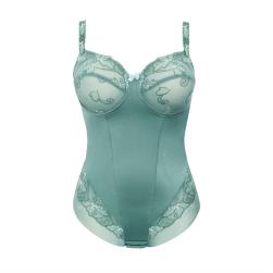 Ulla Lingerie Féminine Body Carla Cup B-G, Farbe jade