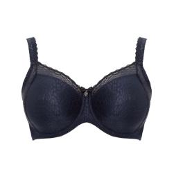 Ulla Lingerie Féminine molded wire bra Lynn Cup D - L, color denim