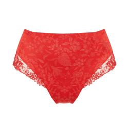 Ulla Lingerie Féminine high briefs Jasmin 38-60, color poppy-red