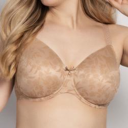 Ulla Lingerie Féminine Bügel BH Jasmin gemoldet Cup D - L, Farbe zimt