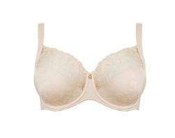 Ulla Lingerie Féminine Jasmin wire bra cup B-L, color powder