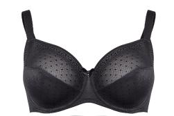 Ulla Lingerie Féminine Meghan wire bra H-L cup, color black