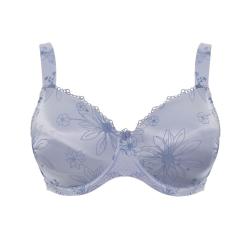 Ulla Lingerie Féminine Viola BH mit Bügel Cup B-G, Farbe taubenblau