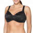 Ulla Lingerie Féminine wired bra Viola cup B-G, color black