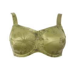 Ulla Lingerie Féminine wired bra Viola cup H-L, color avocado