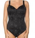 Ulla Lingerie Féminine body Viola cup B-G, color black
